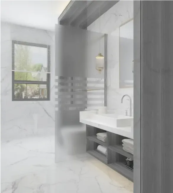 Salle de bains moderne, cabine de douche, porte de douche coulissante, articles sanitaires